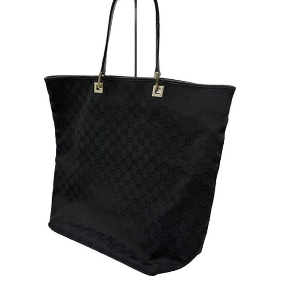 GUCCI GG Canvas Tote*Black Excellent Pre-loved Condition! Perfect for EVERY DAY! - Picture 7 of 16